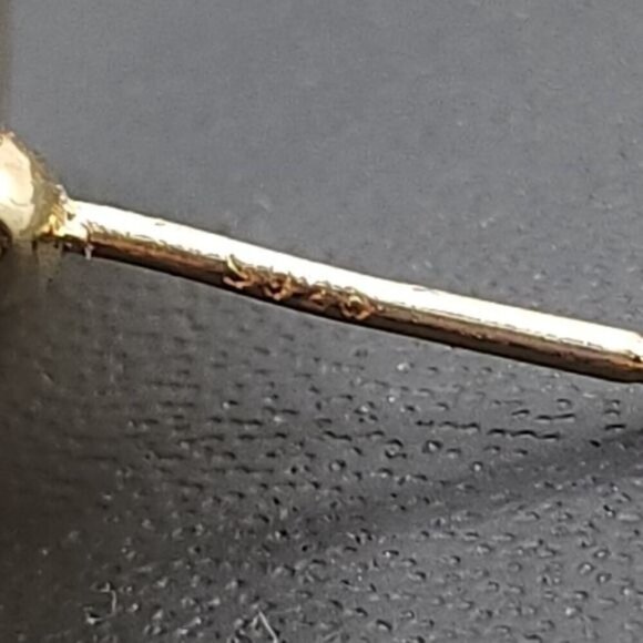 2/$15 Heart-Shaped Red & Gold Stud Earrings (NWOT) - Picture 3 of 5